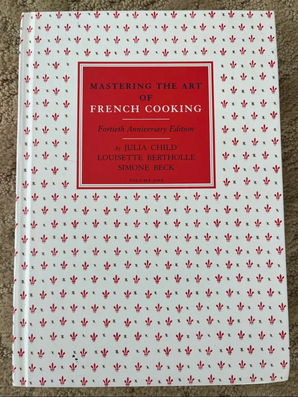 Mastering the Art of French Cooking - Red & White Cover Fortieth Anniversary Ed